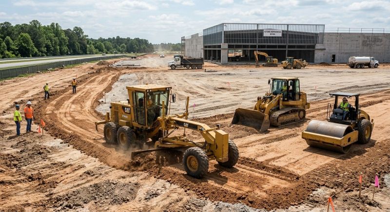 Parking Lot Excavation in Pearland, TX
